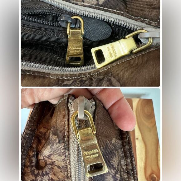 Pre-Owned Prada Tessuto Stampato Floral Nylon Tote Bag - Picture 12 of 16